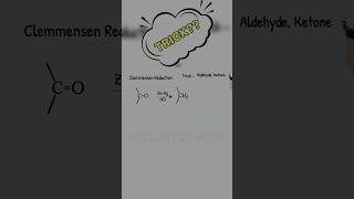 Clemmensen Reduction Made Easy 🔥 Naming Reaction  Organic Chemistry shortvideo chemistry [upl. by Guildroy506]