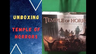 Temple of Horrors  Unboxing ITA [upl. by Lean]