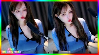 ASMR 兔宝 Baby rabbit Mouth sounds rubbing hands touching ears exhaling drop bottle💕温舒蕾Shu Lei [upl. by Oremodlab]