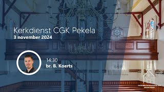 CGK Pekela  Middagdienst van 3 november 2024 [upl. by Klement]