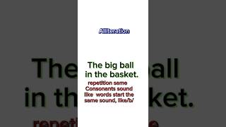 Alliteration Examples in Figure of SpeechAlletrationshortsviral figureofspeech shortsfeed [upl. by Dougald]