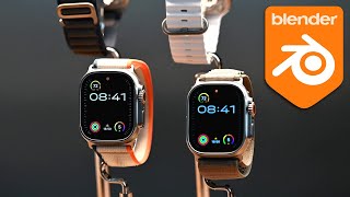 Blender Product Design amp Animation Tutorial  Apple Watch Aryan [upl. by Nodyarb]