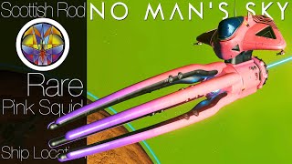 No Mans Sky Squid 🛩️ How To Get Exotic Pink Squid  NMS Rare Exotic Location  NMS Scottish Rod [upl. by Nyrac]