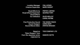 Power Rangers SPD Zapped End Credits [upl. by Akirahc268]