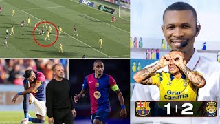 BARCELONE 12 LAS PALMAS MALGRE DEFÈT RAPHINHA BITÈ amp MVP BARÇA PÈDI 3 PREN JWÈT POU REAL [upl. by Ulland904]