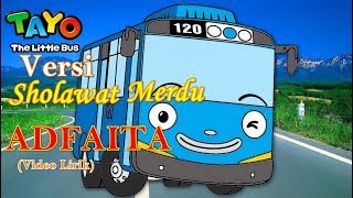 ADFAITA Versi TAYO Bus Kecil  ADFAITA NISSA SABYAN cover Tayo Lirik dan arti  Adfaita Lyrics [upl. by Rybma]