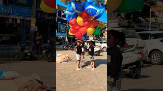 Balloons 🎈 Dhruhi amp Dhruvi  shortsfeed ytshorts colorful balloon dhruhi cutebaby gubare [upl. by Esiuolyram]