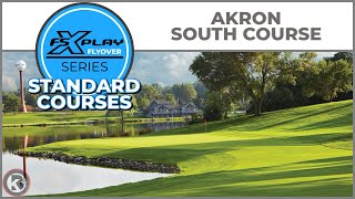 FSX PLAY Course Flyover  Akron South Course  Standard Courses [upl. by Berlauda]