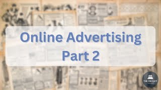 Online Advertising Part 2  CIPPUS Certification [upl. by Cristi]