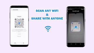 WIFI Password CONNECT using wifi QR Scan Code [upl. by Gavin]