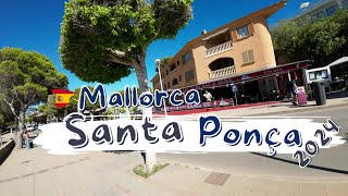 Santa Ponsa Mallorca 2024 Walking in Santa Ponsa  Av Rei Jaime [upl. by Faso]