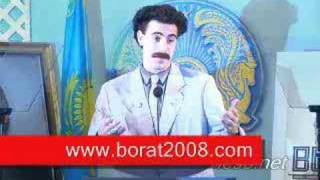 Borats Press Conference on Kazakhstan National Television [upl. by Eriha]