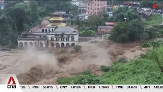 Nepal assesses damage as 200 killed in floods landslides triggered by heavy rainfall [upl. by Las612]