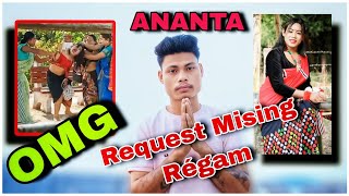 Ananta Taye  Viral video  Request Mising Régam Please 🥺 R J ROASTER XYZ [upl. by Sucramat962]