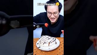 KERUPUK PUTIH PAKE KECAP food asmr mukbang [upl. by Donaghue]