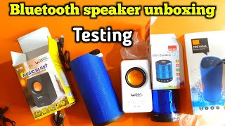 Bluetooth speaker unboxing video  Bluetooth speaker box sound test  ubon speaker Electronics verma [upl. by Yanel]