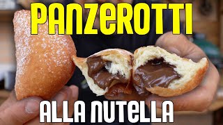 PANZEROTTI alla NUTELLA  IMPASTATI a MANO FACILISSIMI e pronti in POCHISSIMO ⏰ [upl. by Toll]