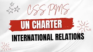 UN Charter  United Nations Charter  Articles of UN Charter  Preamble of UN Charter [upl. by Eillo]