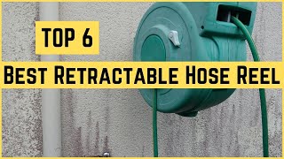 The 6 Best Retractable Garden Hose Reel in 2022 [upl. by Aicilak723]