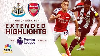 Newcastle United v Arsenal  PREMIER LEAGUE HIGHLIGHTS  1122024  NBC Sports [upl. by Okoyik]