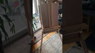 How to set up a French easel or field easel [upl. by Eimmelc]