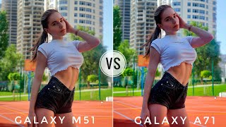 Samsung Galaxy M51 VS Samsung Galaxy A71 CAMERA COMPARISON  Galaxy M51 [upl. by Ossie]