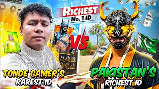 Tonde Gamers Richest ID 🤯 vs Pakistans Most Expensive ID 😱 [upl. by Ahsart137]