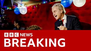 AntiIslam populist Geert Wilders wins Dutch election  BBC News [upl. by Adnuahsor]