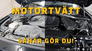 Hur du gör en motortvätt Enkelt [upl. by Hepzi578]