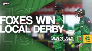 HIGHLIGHTS  Goldsworthy Fires Foxes To DERBY DAY VICTORY Over Outlaws 💥 [upl. by Tirrag]