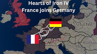 What if France joined Germany 1936  HOI4 Timelapse [upl. by Ahsehat]