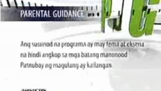 ABS CBN Parental Guidance Advisory in Tagalog YouTube [upl. by Rora474]