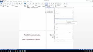 Microsoft Word numeriranje stranica jednostavna metoda [upl. by Nahgen]