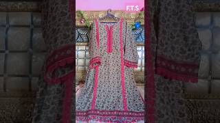 Cotan dress design💕🤗 bin Saeed article fancy dress design trending dress allover print [upl. by Cacie]