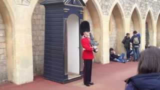 Windsor Castle  Queens Guard [upl. by Nekciv967]