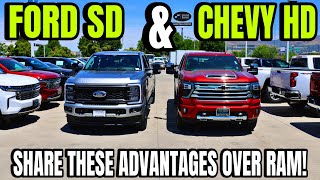 Ford Super Duty And Chevy Heavy Duty VS RAM HD 3 Advantages The Competition Has Over RAM [upl. by Atel606]