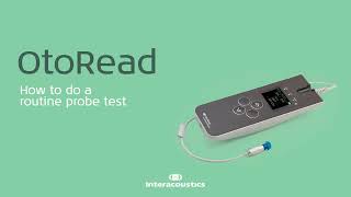 OtoRead How to do a probe test [upl. by Ettebab]