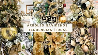 TENDENCIAS ÁRBOLES NAVIDEÑOS 2024  2025 ADORNOS  ESTILOS  MODERNOS 🎄 [upl. by Aztirak]