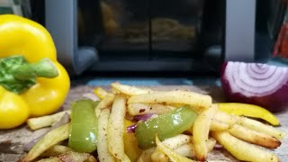 Air fryer salt amp pepper chips  AWESOME snack hack [upl. by Ahsiat592]