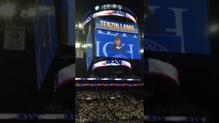 Star Spangled Banner Tenzin Dawa Lama at Barclays Center [upl. by Eerpud]