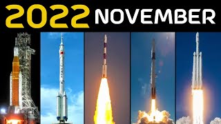 Rocket Launch Compilation 2022  November [upl. by Bopp]