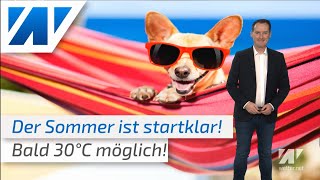 Erste Hitze des Jahres im Anmarsch Anfang Juni rund 30°C heiß Mod Dominik Jung [upl. by Henrik265]