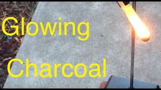 Glowing Charcoal Using Sodium Nitrate [upl. by Helsell]