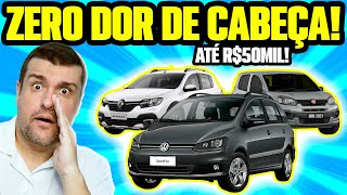 INDESTRUTÍVEIS e BARATOS DE MANTER MELHORES CARROS até 50MIL REAIS [upl. by Ettennod]