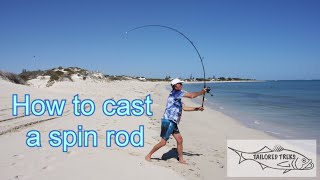 How to cast a spin rod [upl. by Haggai762]