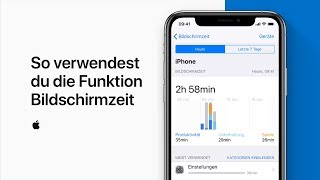 So verwendest du die Funktion Bildschirmzeit — Apple Support [upl. by Iroak201]