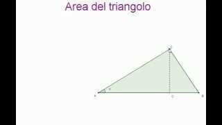 Area del triangolo [upl. by Normac977]