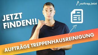 Aufträge Treppenhausreinigung  Jetzt hier erhalten [upl. by Repsag]