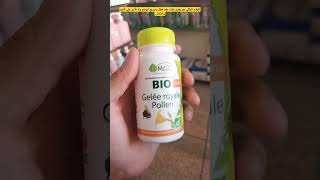 Gelee royale pollen bio غذاء ملكة النحل مكمل غذائي [upl. by Ahsoyem934]