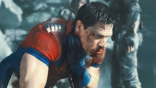 The Suicide Squad  Bloodsport vs Peacemaker Fight Scene  Movie CLIP 4K [upl. by Aigneis495]